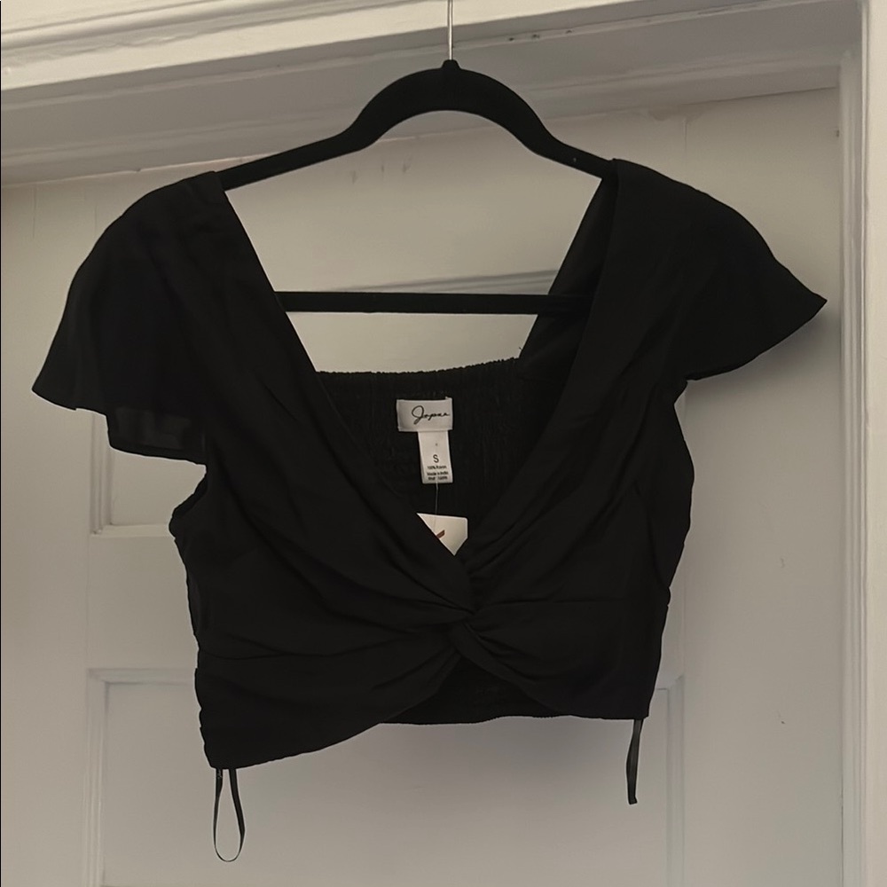 NWT Black Women's Crop Top